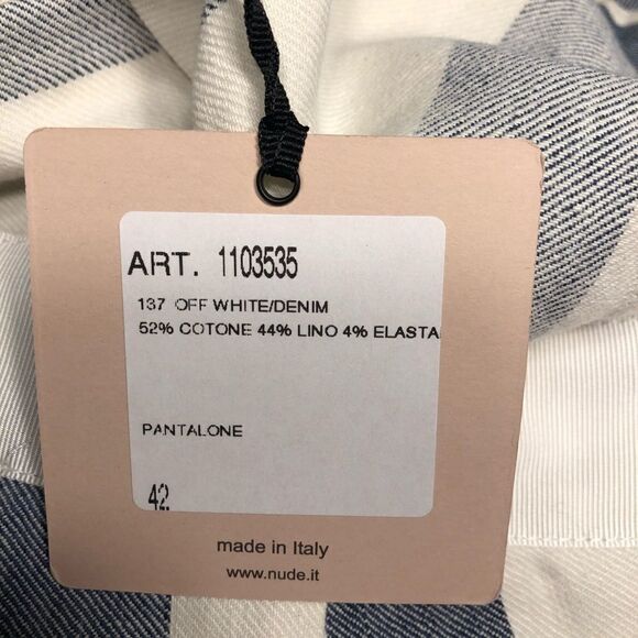 NUDE Italian linen pants - Picture 6 of 7